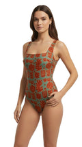 Rabat Reversible Swimsuit - Ethnical