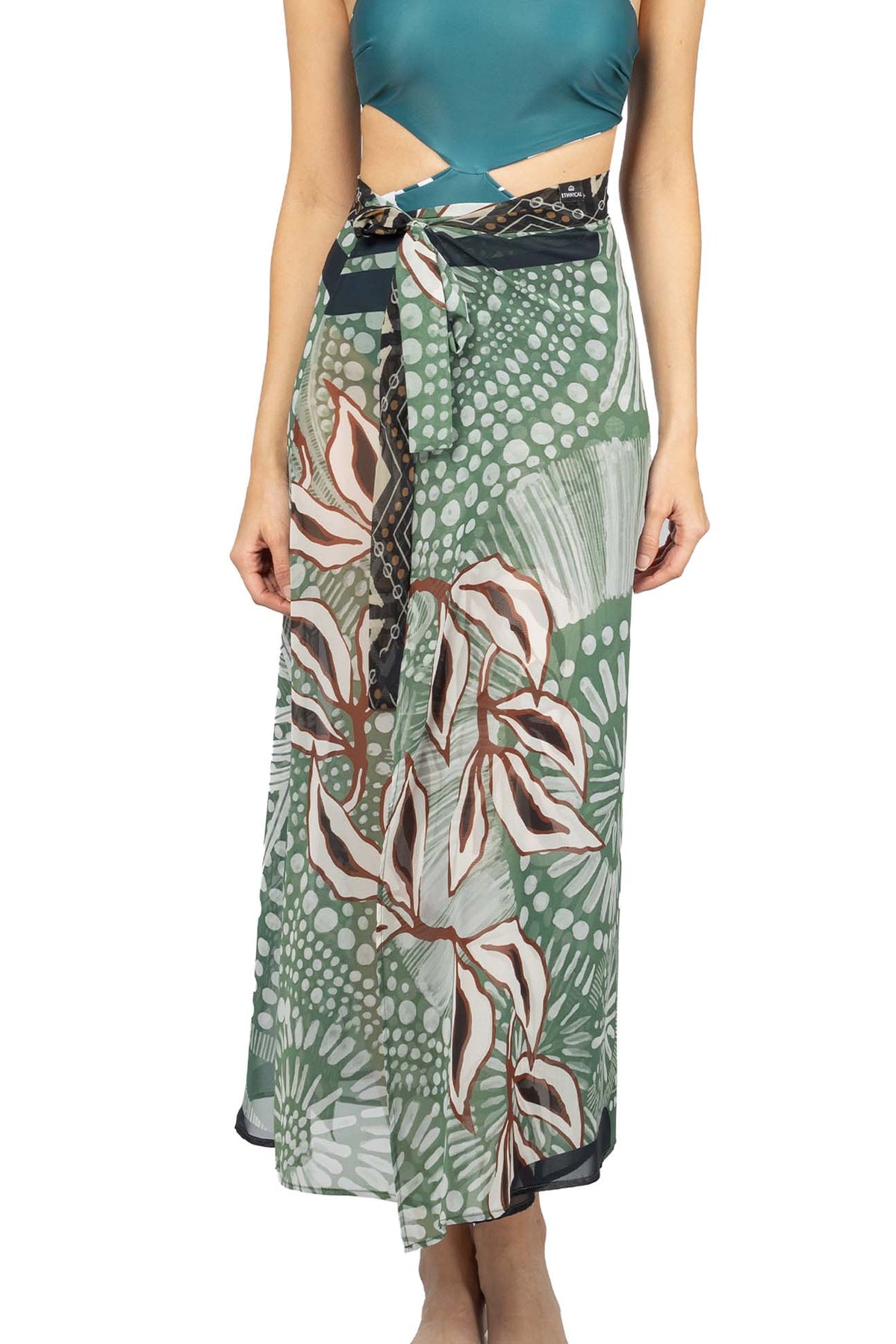 Desouk wrap skirt