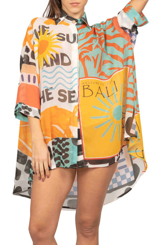 Besakih oversized-shirt